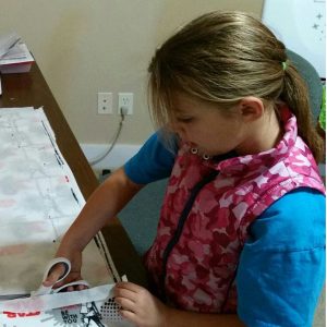 after school sewing clubs, pj pants class for kids, celias craft room, celias sewing studio