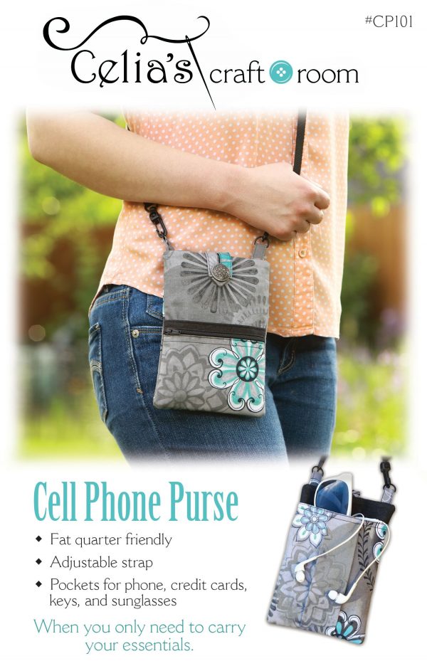 Cell Phone Purse Pattern, PDF Cell Phone Purse Pattern, Cell Phone Purse