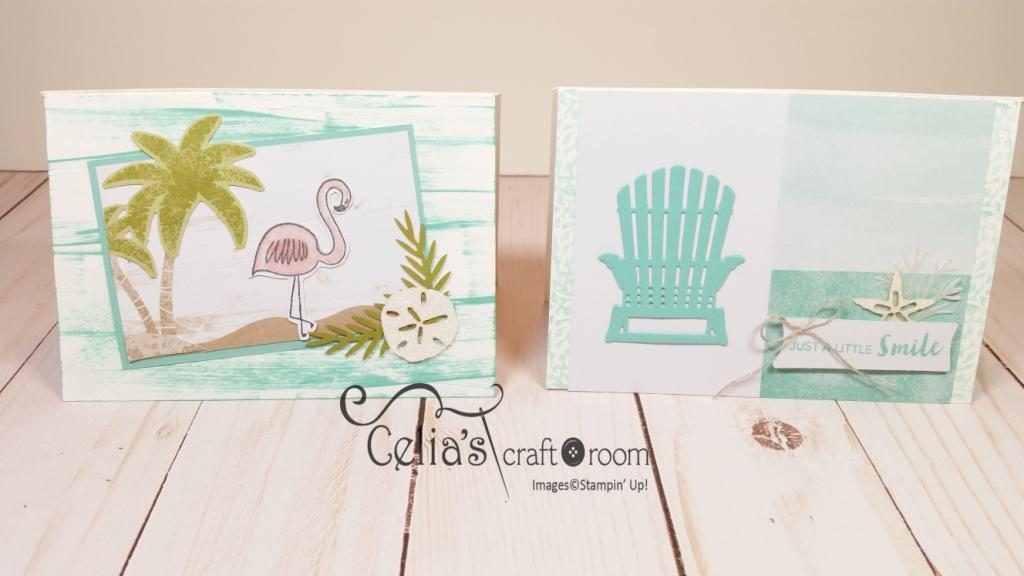 Colorful season Stampin Up, Adirondack Chair thinlet die