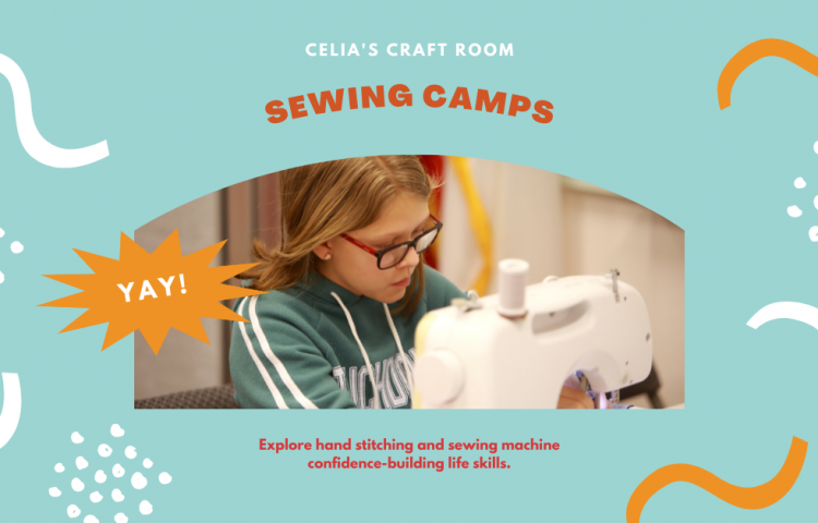 Sewing Camp for Kids and Teens, Celias Craft Room, Sewing Camp, Beginning Sewing Classes